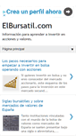 Mobile Screenshot of elbursatil.com